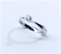 Anello Salvini Donna Anversa in Oro bianco Diamante 0.1 Ct 20083368 - 20083368